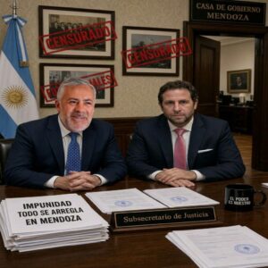Escándalo en Casa de Gobierno: fotos sexuales en el despacho de un amigo de Cornejo